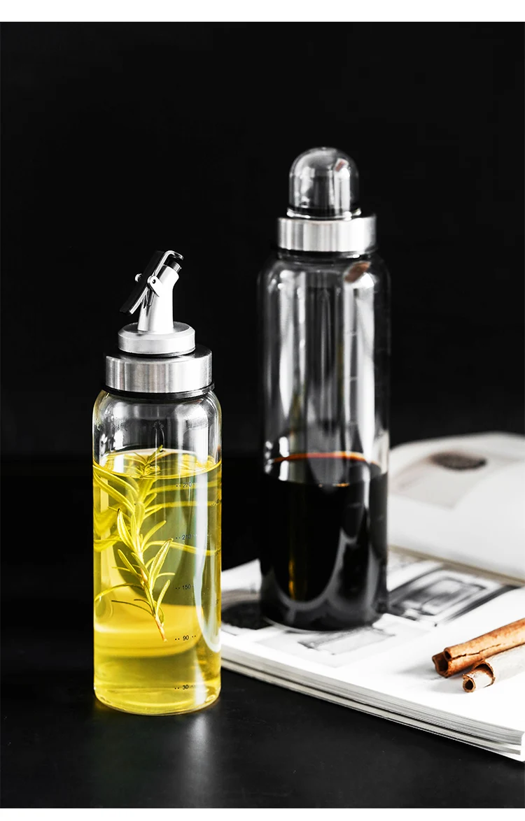 Empty Glass Kitchen Cooking Oil And Vinegar Spice Dispenser Bottle For Sale 1773