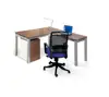 favorable price Office furniture L sharp workstation desk with hutch
