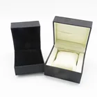 custom black leather jewellery container wholesale bracelet watch box case