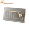 6 gang 1 way or 2 way light touch switch with 300 w one dimmer switch