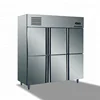exquisite vertical double door stainless steel commercial upright refrigerator fridge freezer for restaurant on sale