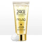 MELAO 24K Gold Cleanser Facial Skin Care Moisturizing Pore Cleaning Tender Face Washing Cleanser 100ml OEM/ODM