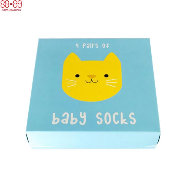 custom design recycle paper baby boy gift box made in china