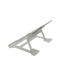 Hollowed out foldable aluminum laptop stand portable notebook stands