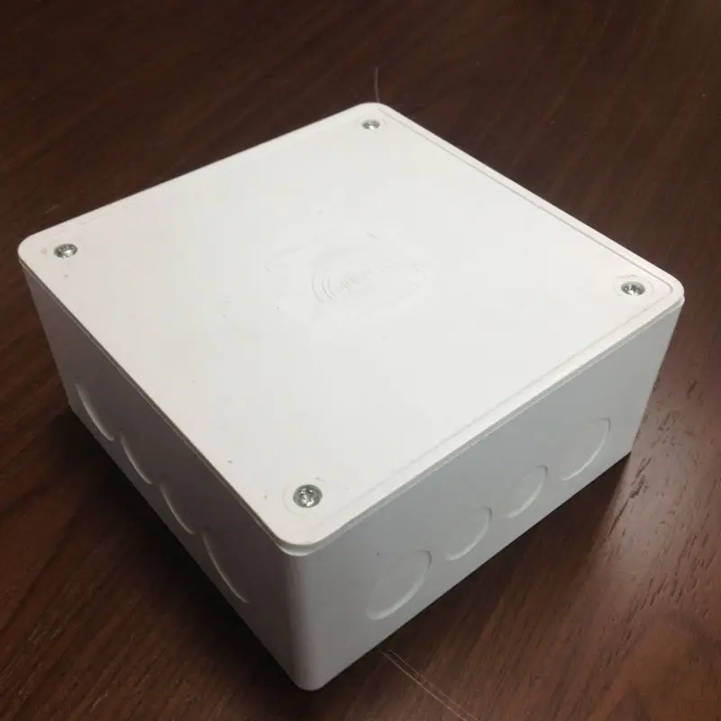 6"x6"x3' Inch Electrical Pvc Junction Box With Cover 155mmx155mmx80mm