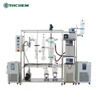 Lab glass essential oils distiller short path distillation equipment