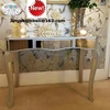 TOP MIRROR hot sale contemporary style mirrored console table Silver Mirrored dressing table or hall console Table
