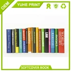 Popular design best price custom cute guangzhou supplier B W printing embossing soft book covers