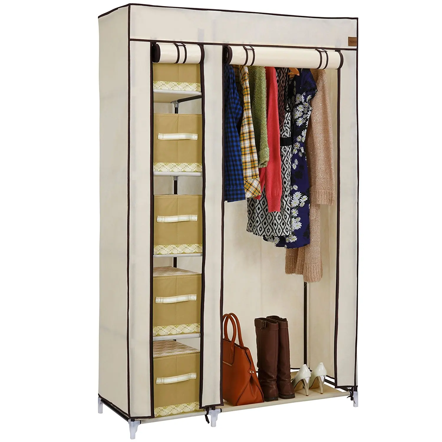 Easy Assemble And Disassemble Fabric Clothes Wardrobe Buy Fabric