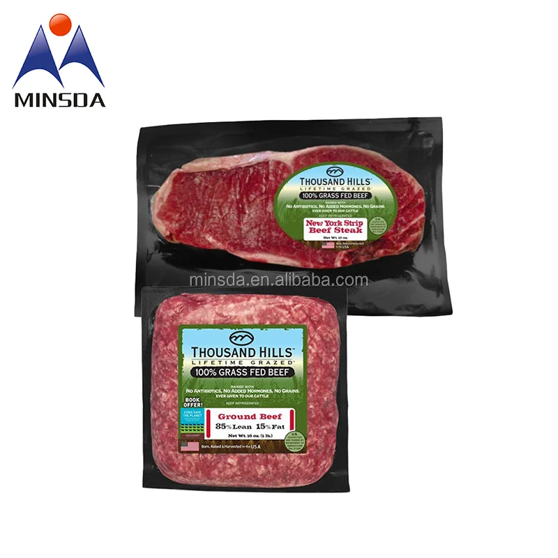 Waterproof Low Temperature Resistance Food Sticker Label Custom Printed Sticker for Frozen Meat