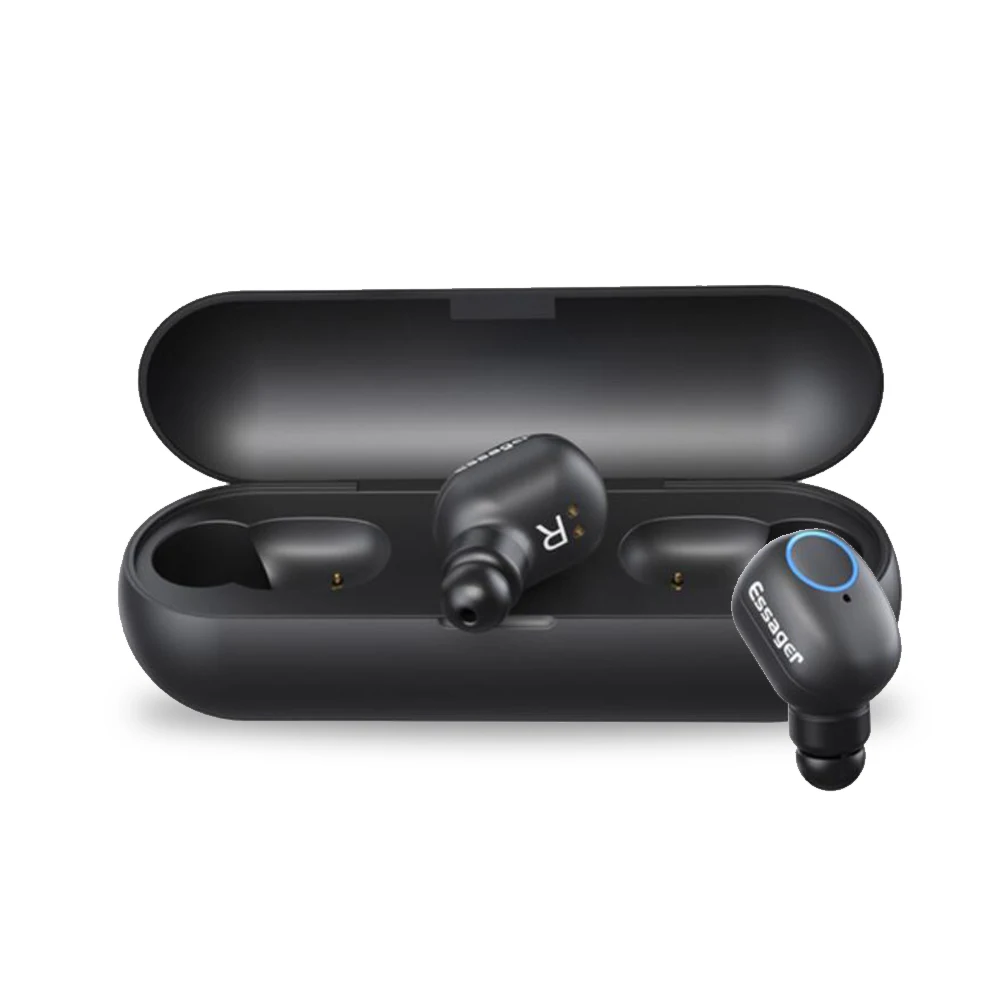 Essager T1 TWS Bluetooth 5.0 Earphone Mini True Wireless Earbuds With Mic Sport Cordless Handsfree Headset For Phone - ANKUX Tech Co., Ltd