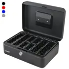 euro aluminium iron pink sceret lockable cute code cash box