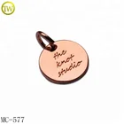 Provided Jewelry Pendant Tags Factory Provided Hollow Metal Jewelry Tags Design Gold Metal Letter Pendant