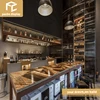 Promotional Supermarket Custom Wooden Wine Display Rack