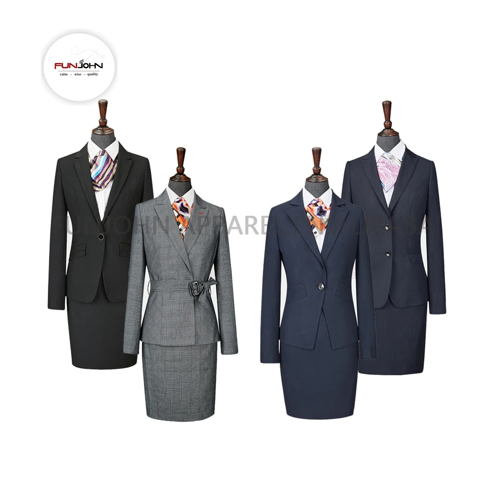 Сделано в Китае TR ткань 3 шт. костюм для женщин бизнес костюмы для формальные