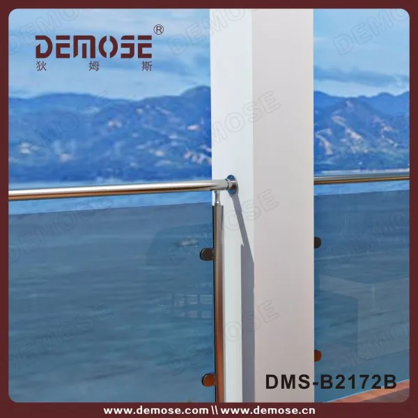 french frameless glass balcony railing
