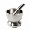 Wholesale and Retail Stainless Steel Mortar and pestle Set for Kitchen