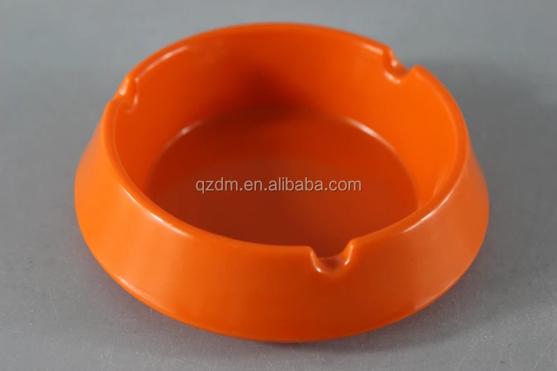 Custom Print Melamine Round ashtray , Plastic ashtray