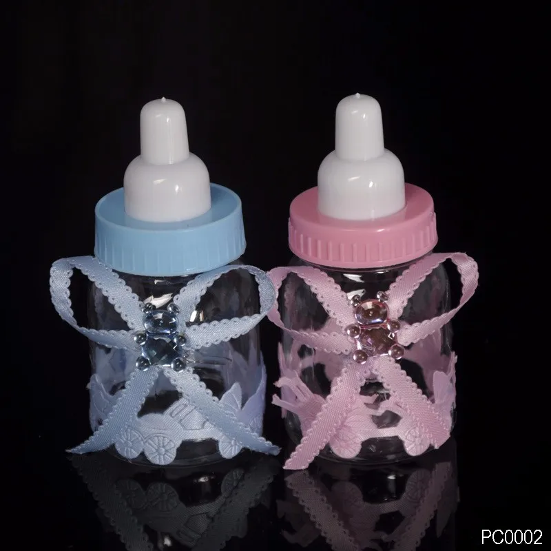 cute party boy or girl baby bottles candy box baby shower gifts