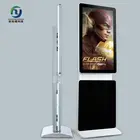 65' ad player rotating touch screen LCD digital signage display kiosk
