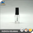 10ml customized glass nail polish bottles with caps and brush