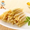 Market price canned white asparagus in brine in glass canned vegetable