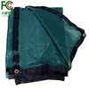 160g dark green color HDPE material aluminum eyelet shade fence screen net from china factory