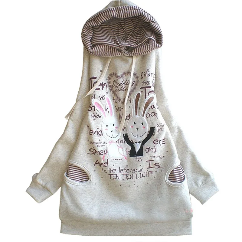 Plus Velvet Cotton Maternity Hoodie Sweatshirt Fleece Tops Pullover Clothing Clothes For Pregnant Women Autumn Winter Outerwear