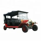 New 8 passengers classic electric golf cart retro car
