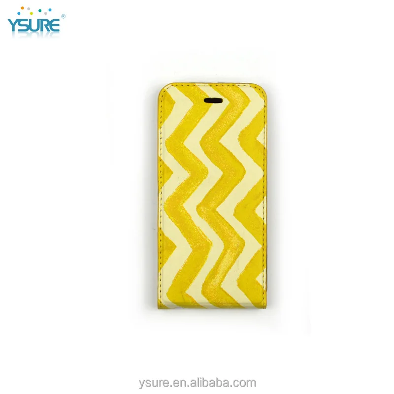 Ripple Pattern Genuine Leather Flip Phone Case For Nokia Lumia 1030 With Plaid Pattern Lining