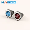 buzzer alarm diameter 16mm or 22mm with led lights 12V 24V mini small buzzer switch red color
