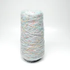 Manufacturer hot sale space dyed colored spun brushed fancy yarn for knitting socks sweaters and scarves