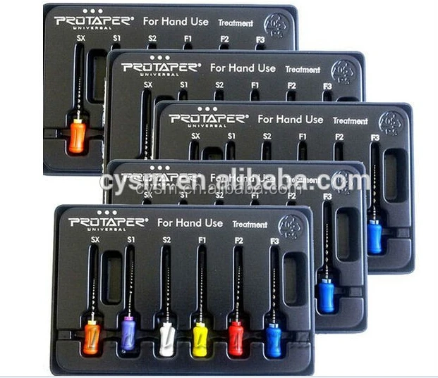 dental protaper next files red blue yellow