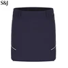 Custom Lady Latex Sports Black Tennis Golf Skirt For Wholesale