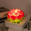New Arrival Lotus Flower Shaped Candle Lights For Holiday and Home decoration