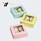 food grade FDA standard OEM manufacturer water milk popcorn tub cup cake food paper box