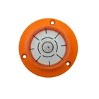 Aohong Round Metal Bubble Level With Base Mounting Hole Flange Spirit Level