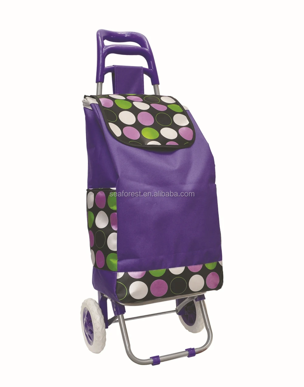 folding shopping cart trolley bag with wheels