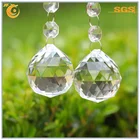 cheaper 40mm crystal ball hanging decoration accessories