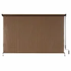 Custom Fashion HDPE Outdoor Hand Crank Cordless Window Shades Roller Blind with Valance
