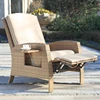Outdoor Rattan Chair Aluminum Wicker Rattan Sofa Recliner