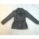 stylish kid's coats children button long faux woolen little boys' jacket