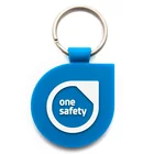 Wholesale cheap rubber keychain with customized logo