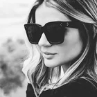 New Fashion Nail Square Sunglasses Big vintage Women sun Glasses men brand designer gafas de sol custom logo gaggles