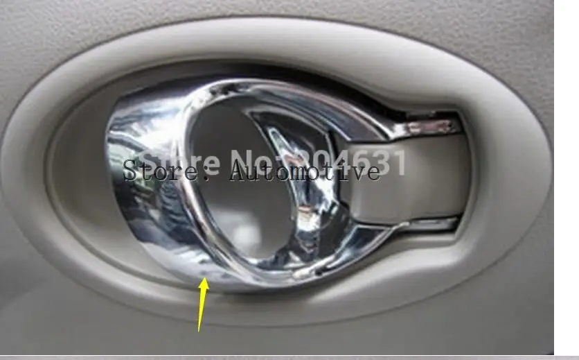 Us 21 3 18 Off Chrome Inside Door Handle Cover Interior Trim Fit For Nissan Versa 2012 Sunny 2011 2012 2013 In Chromium Styling From Automobiles