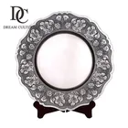 Customized silver souvenir plaques blank personalized plate