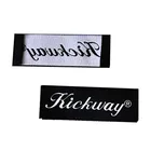 End Fold Custom Jacquard Woven Labels For Clothing