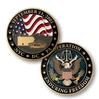 Custom Die Casting 3D Metal event coins Antique Gold Color Big Coin
