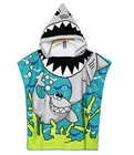 Towel Hooded Airplane China Suppliers Children Beach Poncho Towel Kids Cartoon Printed Hooded Beach Towel