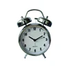 4.5'' classic metal twin bell table alarm clock for kids